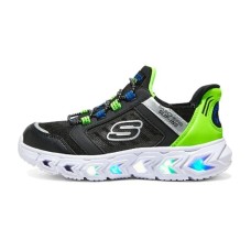 Skechers Cushioning, Wear Resistant Kids Lifestyle Shoes Black Green Kids' Черно-зеленый, 32