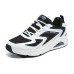 Skechers Uno Wear-Resistant Height Increasing Low-Top Casual Shoes Men's Black White Черно-белый, 42