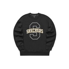 Skechers Colorful Sweatshirt Unisex Carbon Black-0018, M