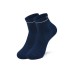 Skechers Ankle Socks Unisex 2 Pack 2 Pack (Marine Blue/Brown Green/03XK), S