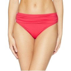 Tommy Bahama Pearl High-Waist Hipster Bikini Bottom Sz. XS (Cerise) 150436