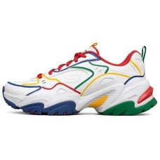 Skechers Stamina V2 Chunky Sneakers Women's Low-Top White/Multicolor 35