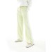 ASOS DESIGN pull on trousers with contrast panel in lime Зеленый, S - US 4-6