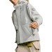 Skechers Hiking Outdoor Hiking Waterproof And Windproof To Keep Warm Windbreaker Jacket Men's Moon Rock Gray Moon Gray, 2XL