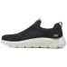 Skechers MEN'S GO WALK Breathable And Resilient Low-Top Casual Shoes Men Black White Черно-белый, 43