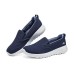 Skechers Anti Slip And Wear Resistant Warm Low Top Casual Shoes Women's Blue Gray 38
