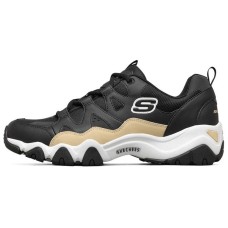 Skechers D'Lites 2.0 Running Shoes Black/White 39.5