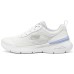 Skechers Sport Anti Slip Wear Resistant Low Top Casual Shoes Women's White Blue WHITE/LIGHT BLUE, 35