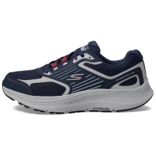 Skechers Go Run Consistent Anti-Slip Wear-Resistant Low-Top Running Shoes Men's Blue Red Marine Blue/Red, E-Width, 39.5