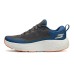 Skechers Cushioning Wear Resistant Low Top Running Shoes Men's Black Blue Black Blue, 39.5