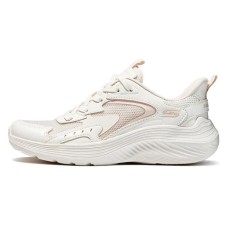 Skechers Cushioned Slip-Resistant Low-Top Casual Shoes Women's Ivory Бежевый, 35