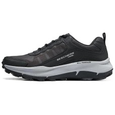 Skechers Cushioning Anti-Slip And Wear-Resistant Low-Top Casual Shoes Men's Black Gray Black Gray, 41