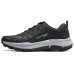 Skechers Cushioning Anti-Slip And Wear-Resistant Low-Top Casual Shoes Men's Black Gray Black Gray, 41