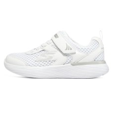 Skechers Slip Resistant Cushioning Abrasion Resistant Low Top Kids Lifestyle Shoes White Teenagers 27.5