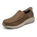 Skechers Slip Ins Slip-Ins Technology Wear-Resistant Low-Top Casual Shoes Men's Brown Коричневый, 40