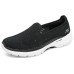 Skechers Go Walk 6 Galaxy View Lightweight Cushioning Rebound Support Low-Top Casual Shoes Women's Black Черный, 38
