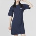 Skechers Short Sleeved Dress Women's Navy Blue Navy Blue/002Z, S