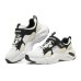 Skechers Girls Cushioning, Wear Resistant Low Top Kids Lifestyle Shoes White Black Kids' Черно-белый, 35