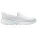 Skechers Cushioned Wear-Resistant Lightweight Low-Top Casual Shoes Women's White Blue WHITE/LIGHT BLUE, 37.5