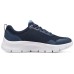 Skechers Go Walk Fle Cushioning Anti-Slip And Wear-Resistant Rebound Low-Top Casual Shoes Women's Blue Pink голубой розовый, 35.5
