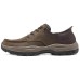 Skechers SKECHERS MENS USA Breathable Support Low-Top Casual Shoes Men's Dark Brown Коричневый, 41