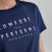Skechers T Shirts Women's Marine Collegiate Blue Academy Navy, S