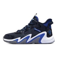 Skechers Anti-Slip Wear-Resistant Low-Top Children's Basketball Shoes Blue Teenagers Синий, 30