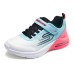 Skechers Cushioning Breathable Low-Top Kids' Running Shoes White Blue Pink Teenagers White Blue Pink, 36