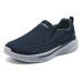 Skechers Non-slip Breathable And Wear-resistant Low-Top Casual Shoes Men's Sea Blue Синий, 42.5