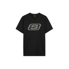 Skechers T-Shirts Unisex Carbon Black сажа, M