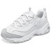 Skechers Durable Breathable Low-Top Chunky Sneakers Women's White Silver Белый, 39.5