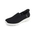 Skechers GO WALK Ma Hands Free Slip-Ins Durable Breathable Low-Top Casual Shoes Women's Black White Черно-белый, 37