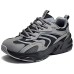 Skechers DLITES Anti Slip Wear Resistant Low Top Chunky Sneakers Men's Gray Black Серый черный, 39.5