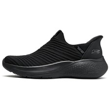 Skechers Cushioning Anti-Slip Wear-Resistant Breathability Low-Top Casual Shoes Women's Black Черный, 36