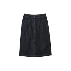 Skechers Denim Long Skirts Women's Denim Dark Blue Denim Dark Blue/03EW, XL