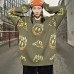 Loose Fit Sweater Unisex Pea Army Green Pea Green Army - 3711, S