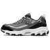 Skechers D'Lites 1.0 Low Top Running Shoes Black/Silver Women's 36.5
