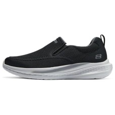 Skechers Relaxed Fit Abrasion Resistant Low Top Casual Shoes Men's Black Черный, 42.5