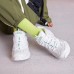 Skechers DLites White Green Women's 38.5