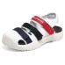 Skechers Immersive Anti Slip Wear Resistant Children's Sandals White Red Teenagers 30