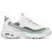 Skechers D'LITES 1.0 Anti-Slip Wear-Resistant Low-Top Chunky Sneakers Women's White Green White green, 35