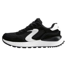 Skechers Cushioning Wear-Resistant Low-Top Running Shoes Women's Black White Черно-белый, 35