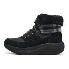 Skechers Warm Cushioning Short Snow Boots Women's Black Черный, 36