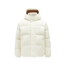 Skechers Down Jacket Unisex Cream Beige White Cream Beige White, XL