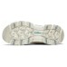 Skechers Cushioning Wear-Resistant Low-Top Chunky Sneakers Women's White Green White green, 38.5