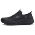 Skechers Cushioning Anti-Slip And Wear-Resistant Low-Top Running Shoes Men's Black Черный, 42