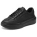 Skechers Court Classics Anti Slip Wear Resistant Low Top Skateboard Shoes Women's All Black Черный, 35.5