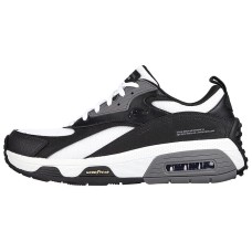 Skechers Air Extreme V2 Low-Top Running Shoes Men's Black White 39
