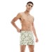 Aray floral abstact print swim shorts in green Зеленый, L