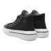 Skechers Anti Slip Wear Resistant Low Top Canvas Shoes Women's Black White Черно-белый, 37